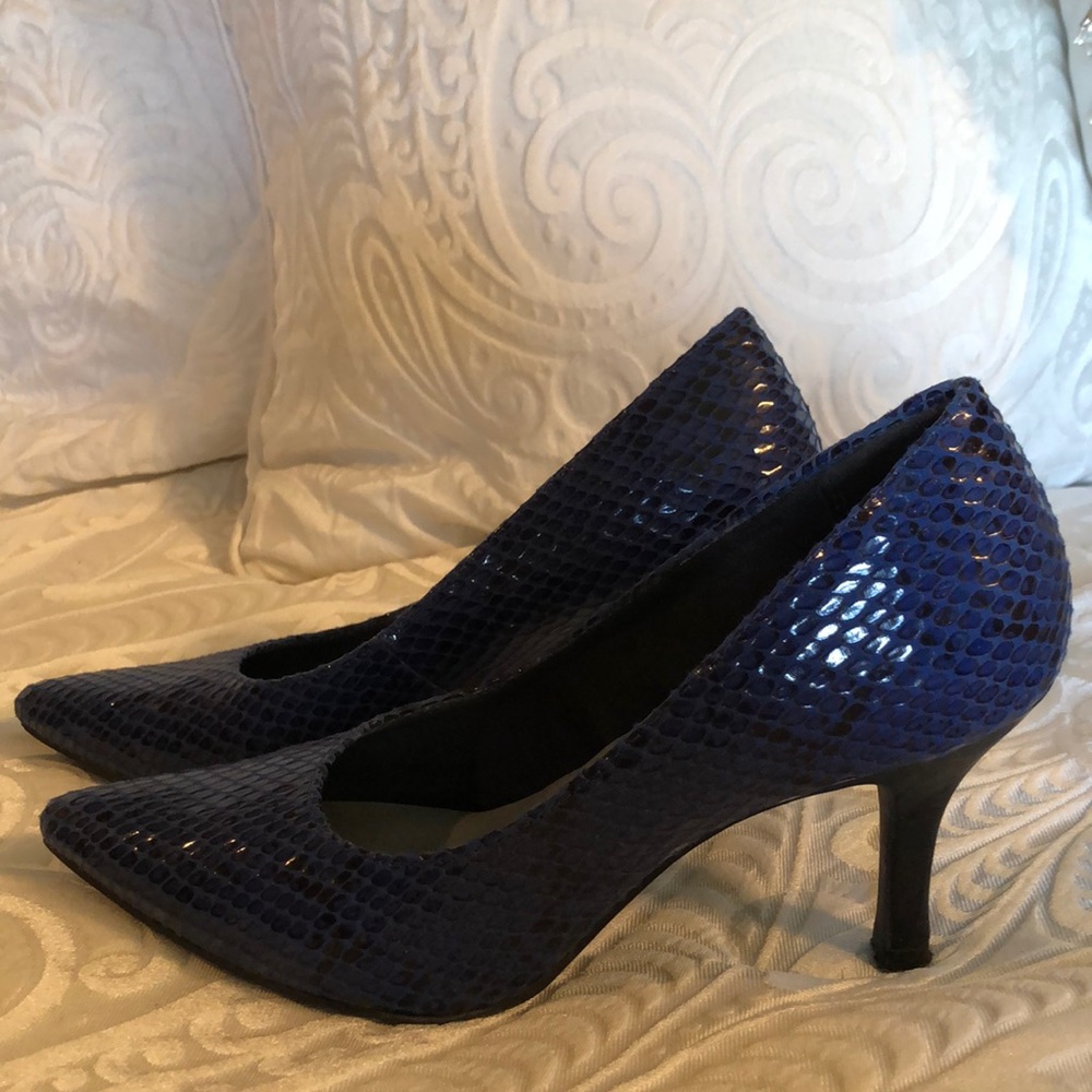 Snake skin heels